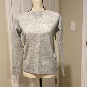 Banana Republic Ayre yarn sweater heather gray S new with tags